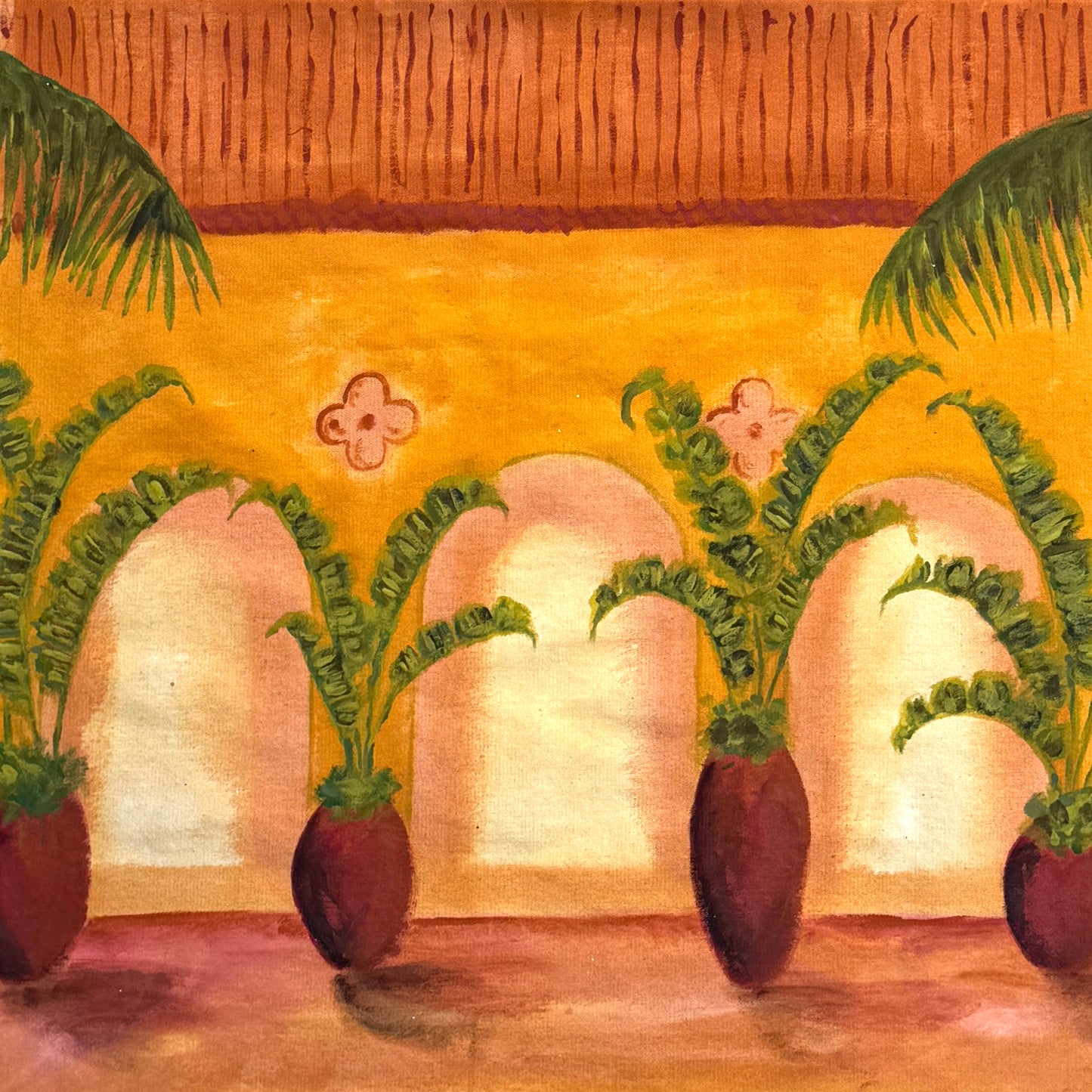 The Sun, seen by a house - front