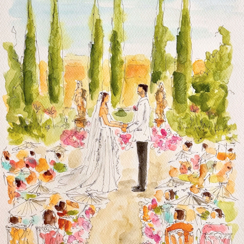 Live Ceremony Painting