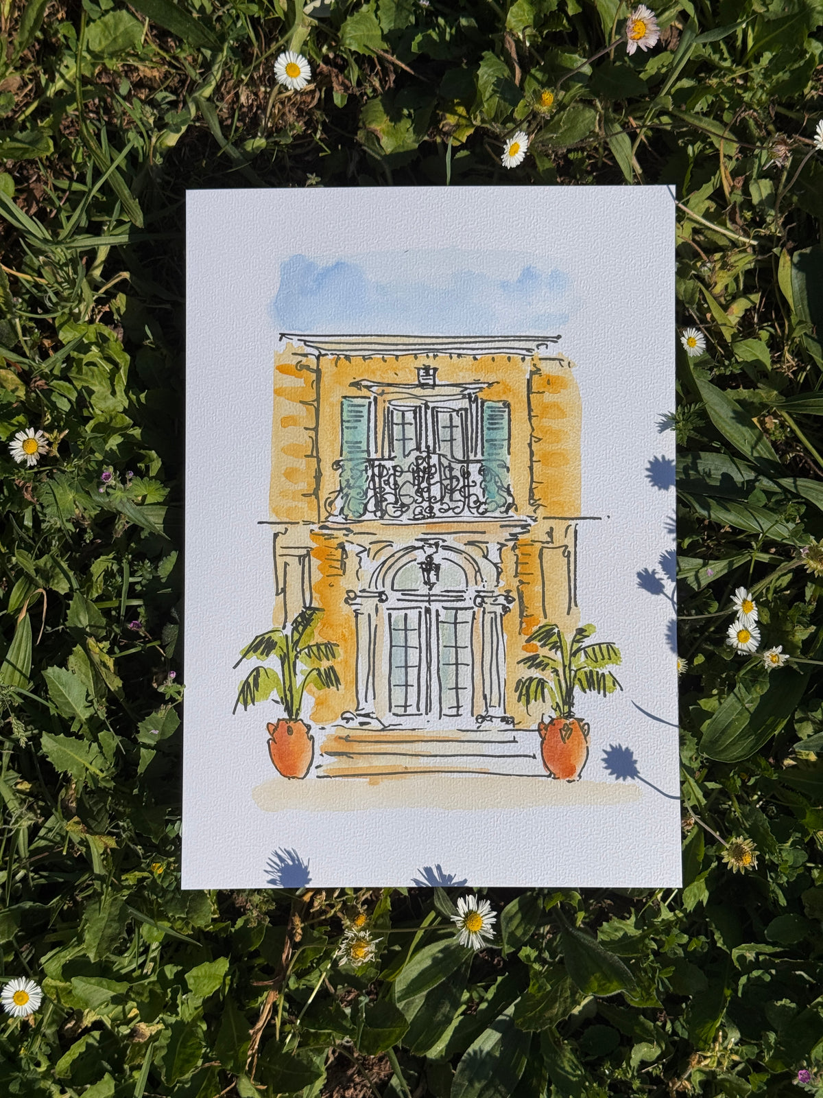 Custom House Portrait | Watercolor Painting of Your Home or Building