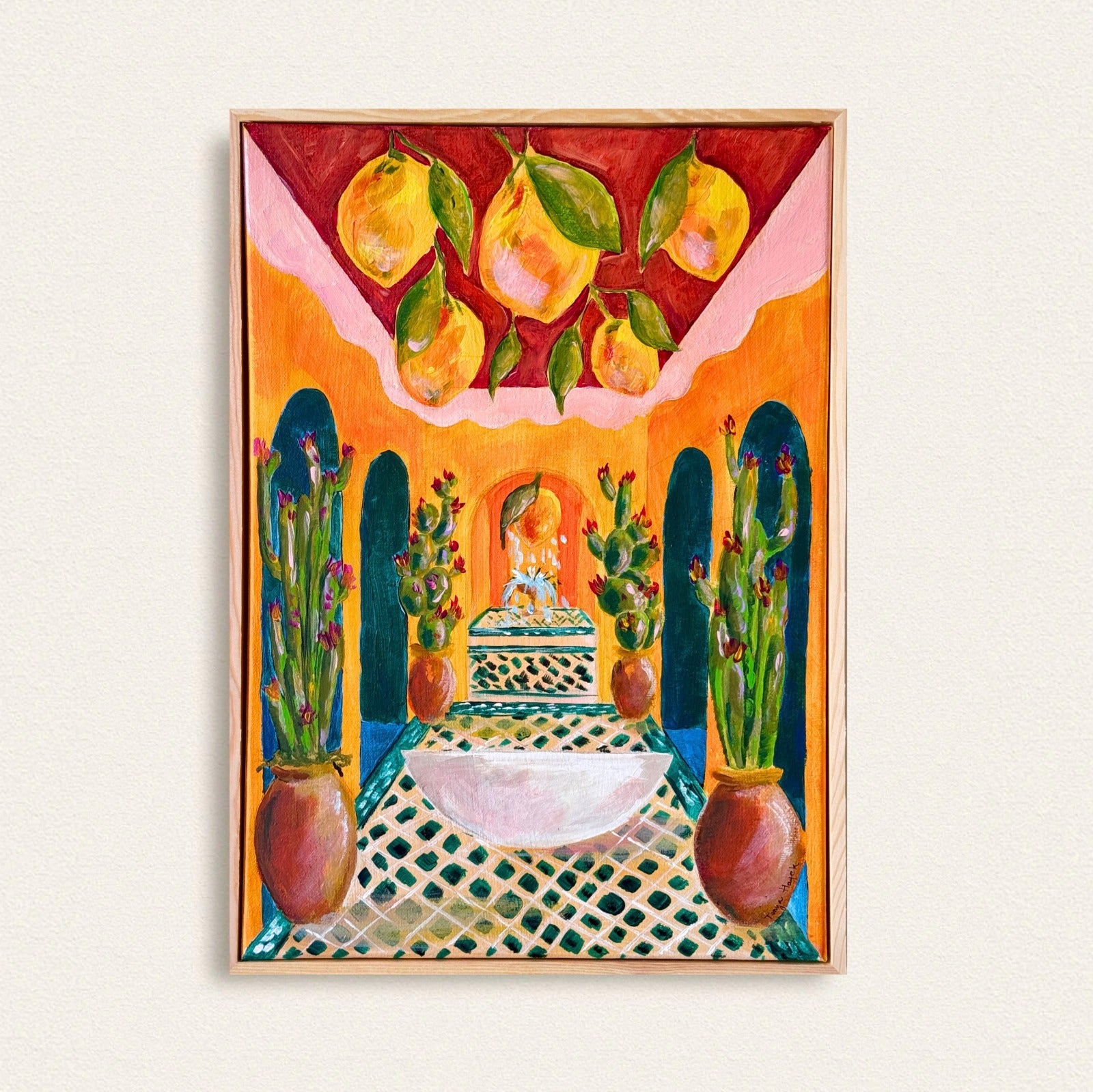 la casa del sol painting acrylic
