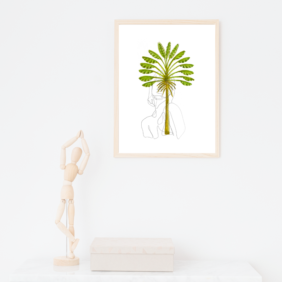 palm illustration, palm watercolor, floral watercolor, botanic watercolor, tropical watercolor, flower watercolor