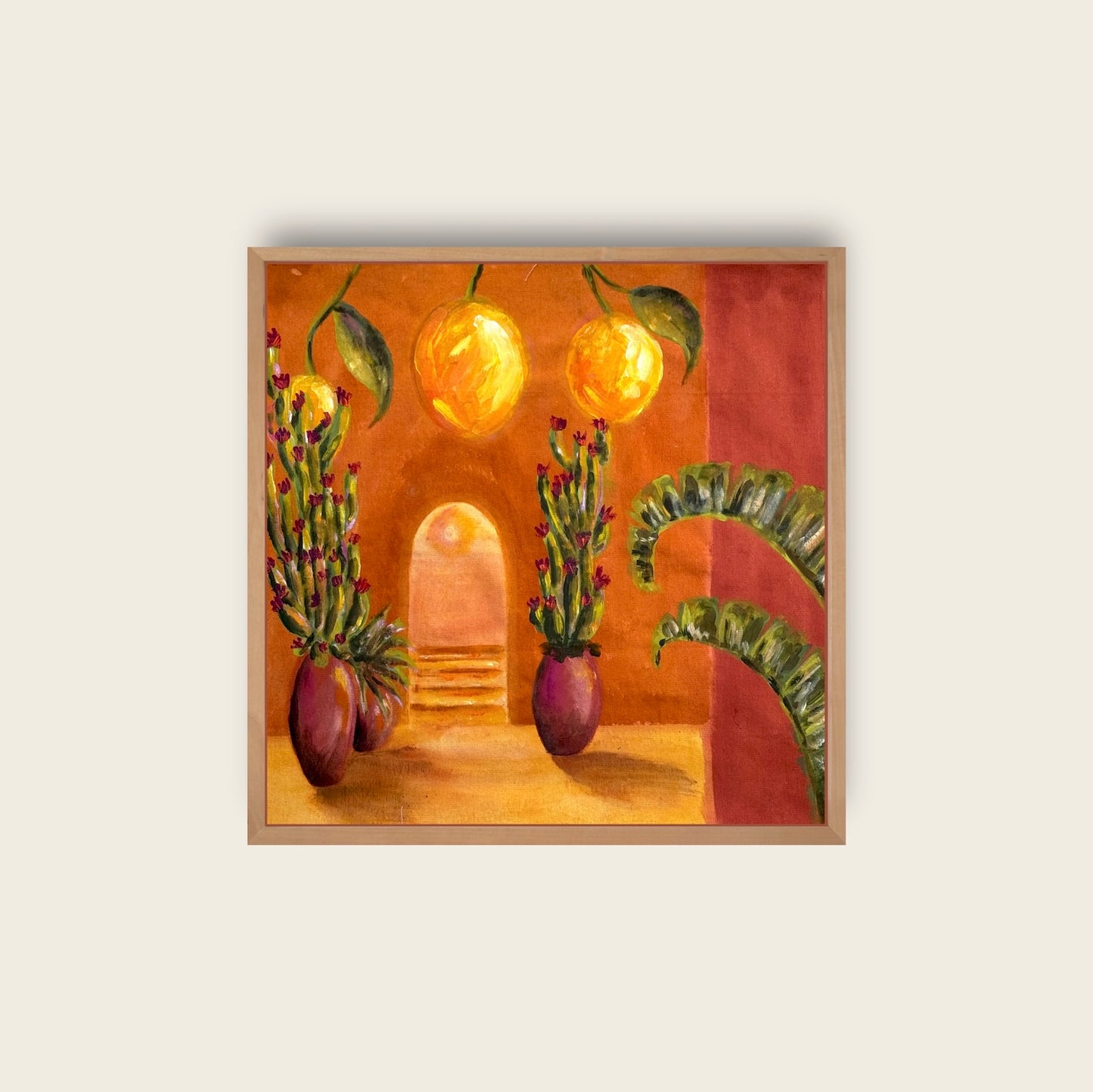 The Sun, seen by a house