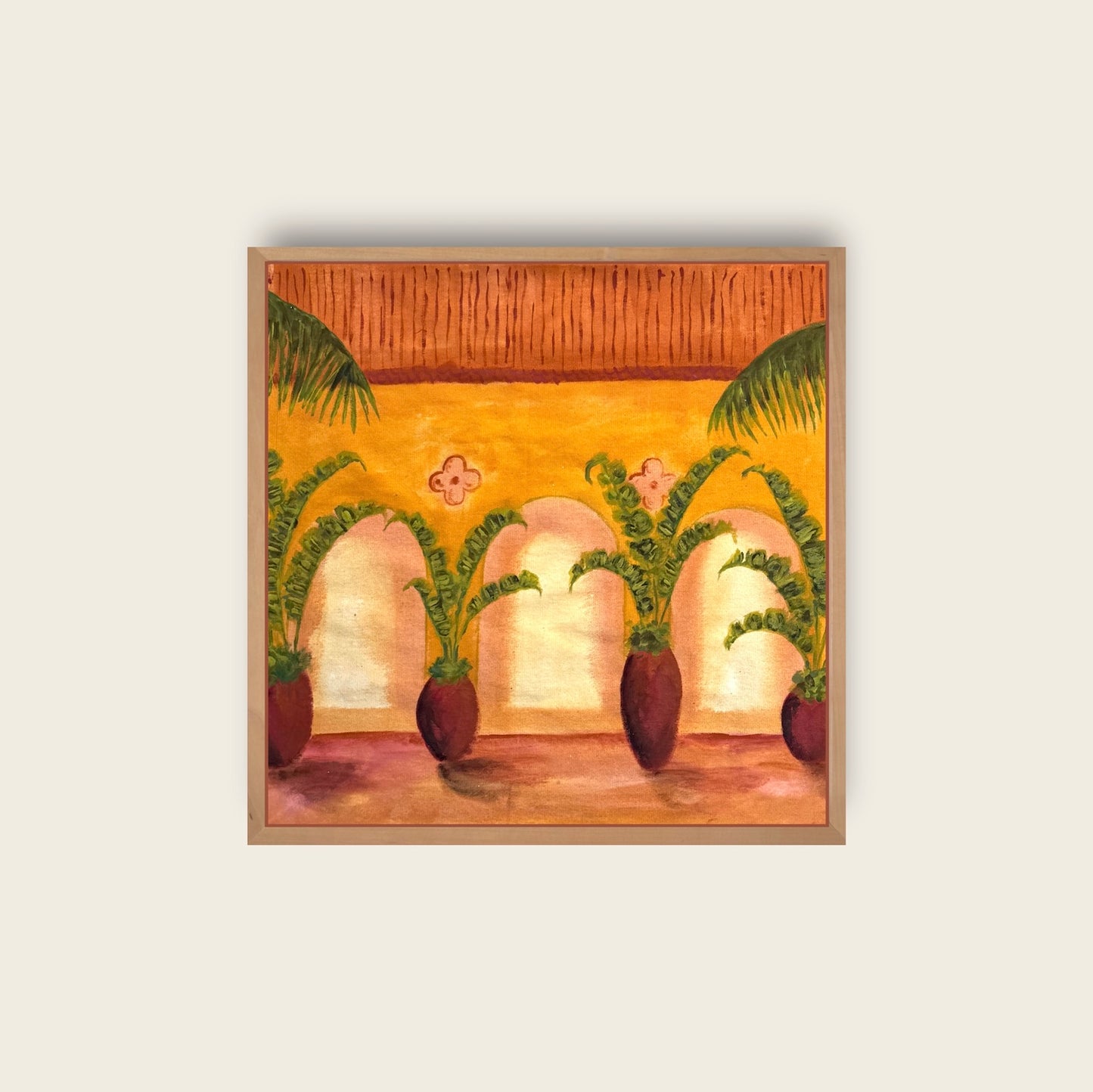 The Sun, seen by a house - front