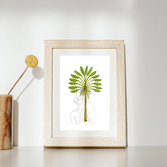 palm illustration, palm watercolor, floral watercolor, botanic watercolor, tropical watercolor, flower watercolor