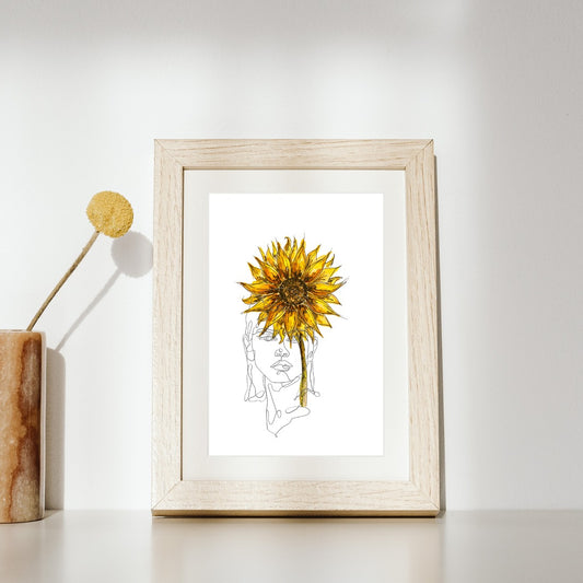 palm illustration, palm watercolor, floral watercolor, botanic watercolor, tropical watercolor, flower watercolor, sunflower watercolor