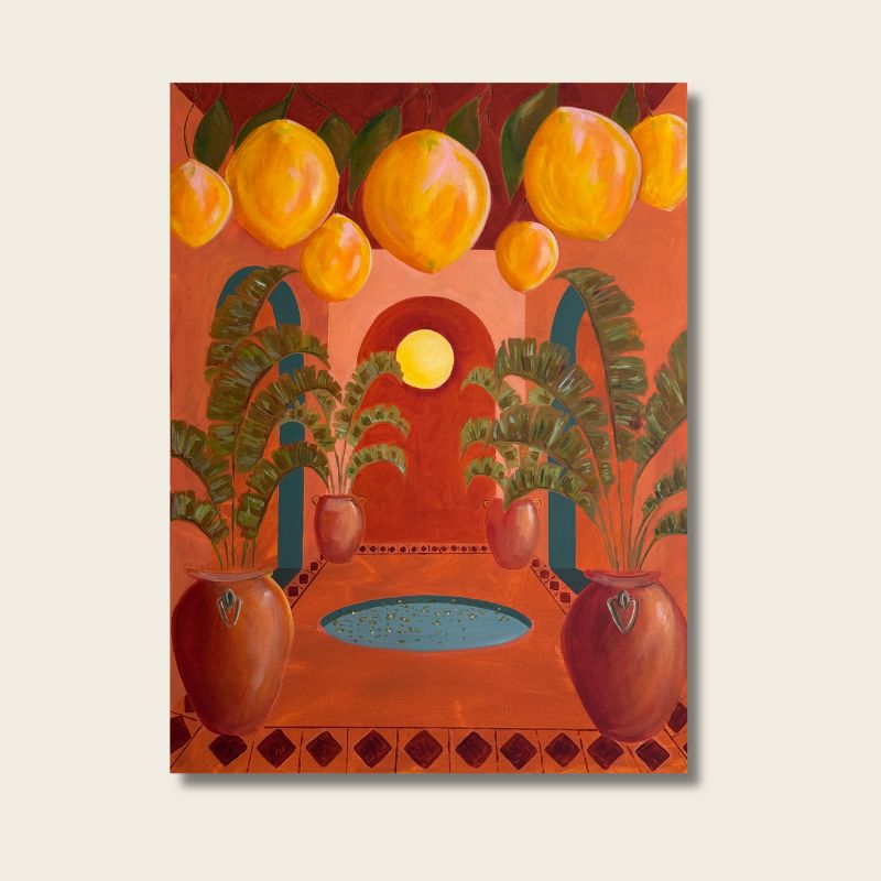 Casa Calor | Original Mediterranean Painting on Canvas