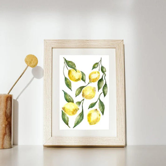 Lemons Watercolor - Tanya Hayek